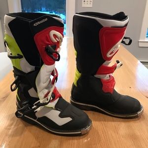 Motor cross boots. Alpine stars size 7